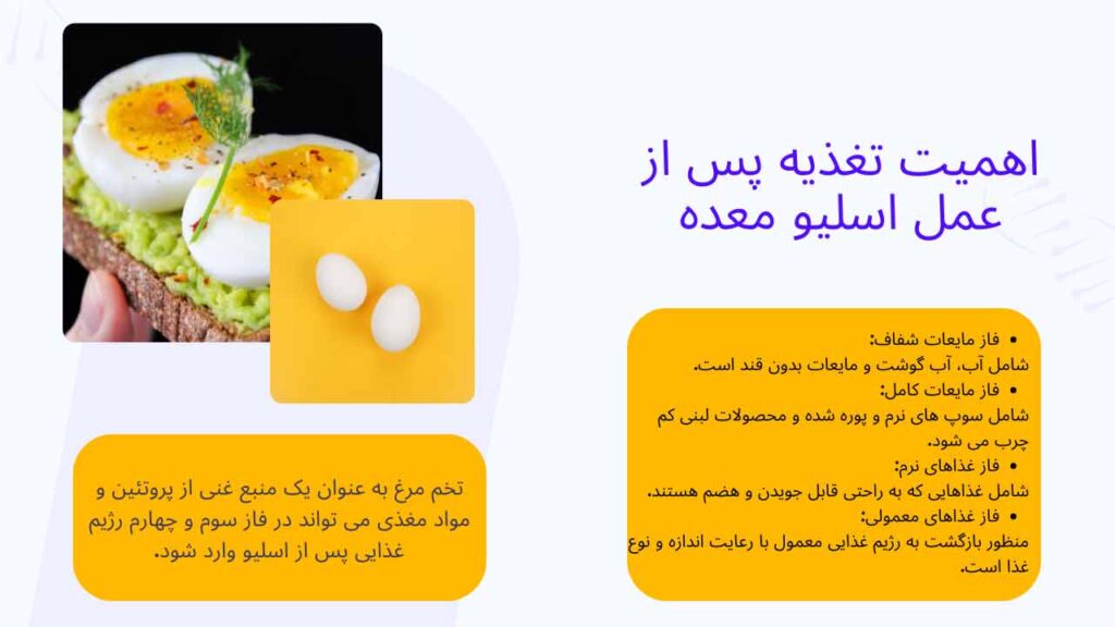 اهمیت تغذیه پس از عمل اسلیو معده